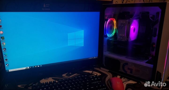 Игровой компьютер i5-12400F/RTX2060/64gbRAM/SSD768