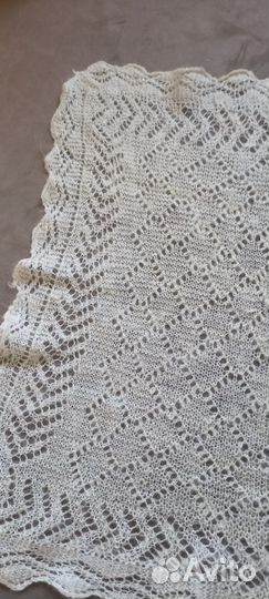 Оренбургский платок пуховой паутинка 90 см