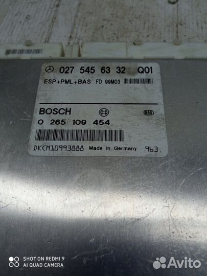 Блок управления ESP Mercedes-Benz S W220 2001