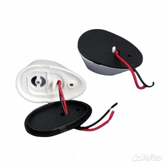 Огни бортовые 55х90 мм, белый корпус