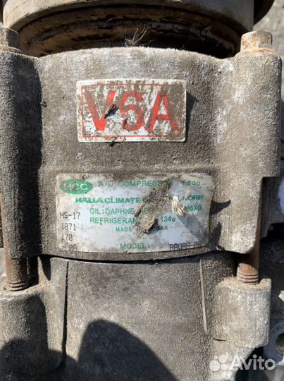 Компрессор кондиционера Hyundai sonata santa fe