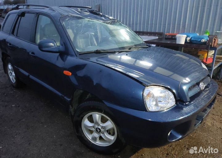 Hyundai Santa Fe 2.7 AT, 2008, битый, 186 000 км