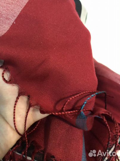 Палантин в клетку