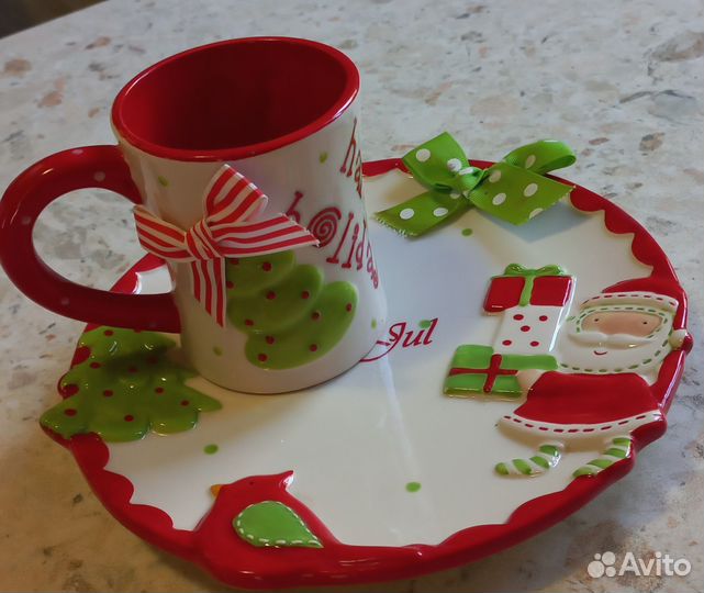Новогодний набор посуды