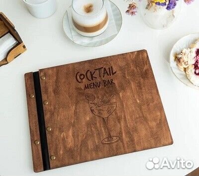 Деревянное меню на заказ в Петрозаводске