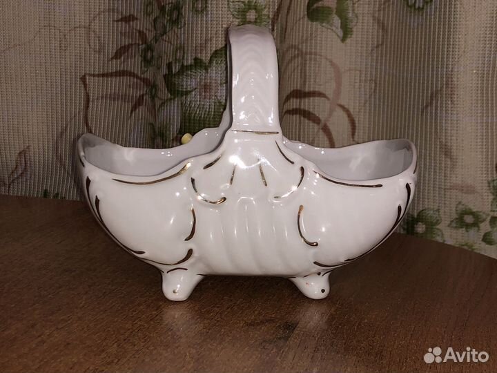 Ваза конфетница Розы Германия, фарфор