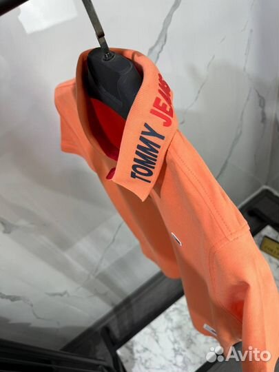 Футболка Поло Tommy Hilfiger Orange Premium