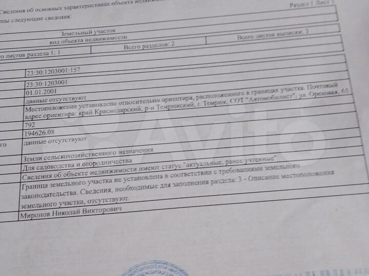 Участок 8 сот. (СНТ, ДНП)