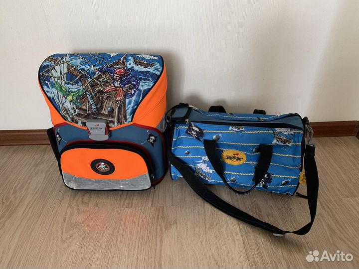 Рюкзак/портфель и сумка для физры для мальчика