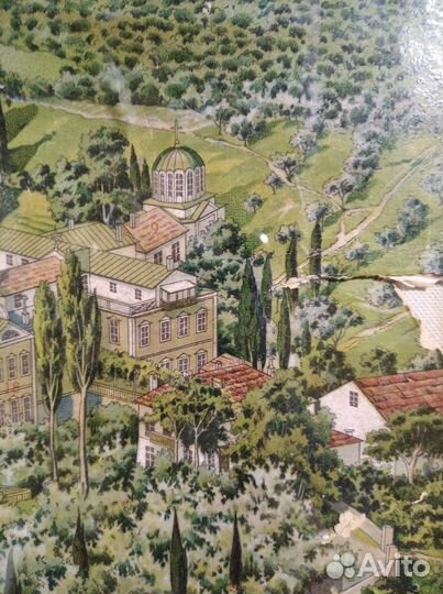 Лубок старинный замок