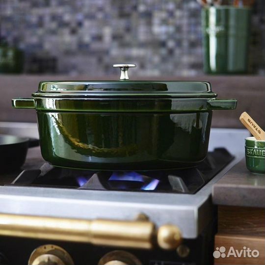 Staub кокот 6,7 л базилик оригинал