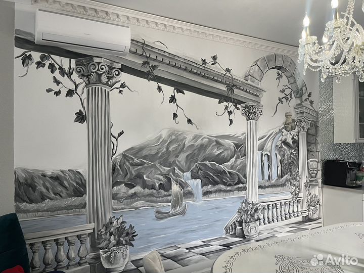 Роспись стен. Оформление стен