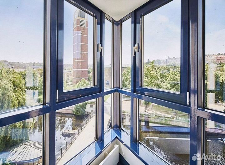 Окна алюминиевые