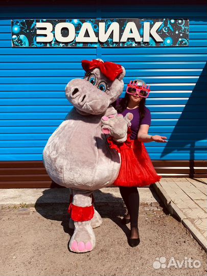 Ростовая кукла бегемотиха Глория