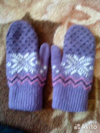 Тёплые варежки