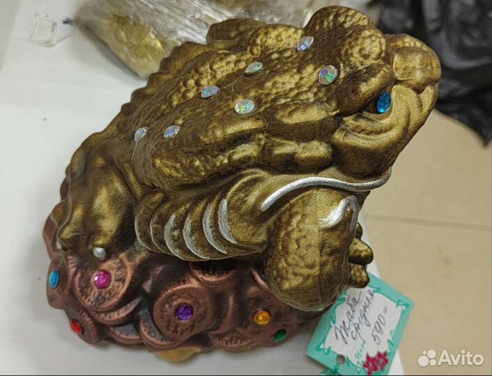 Копилка денежная лягушка