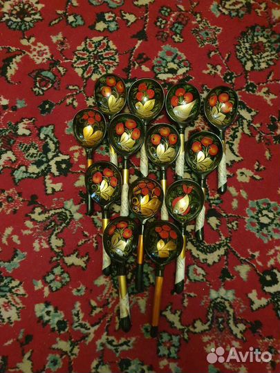 Деревянные лошки новые