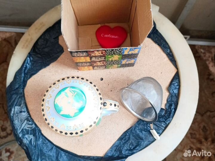 Кружка-чайник заварной керамика