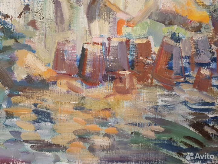 Картина море маслом на холсте пейзаж