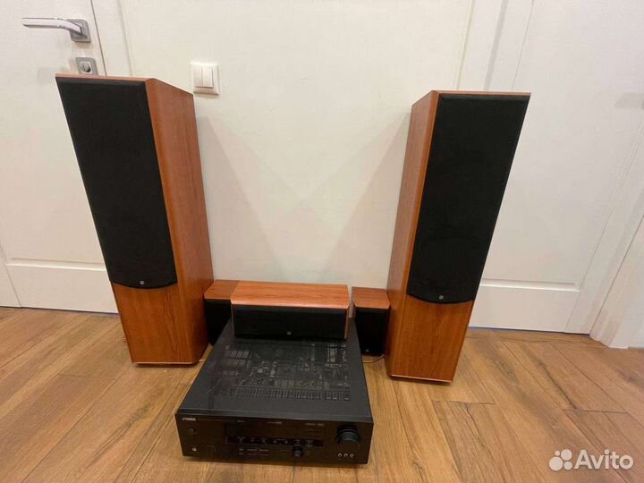 Ресивер Yamaha RX-V450 колонки Jamo 4500