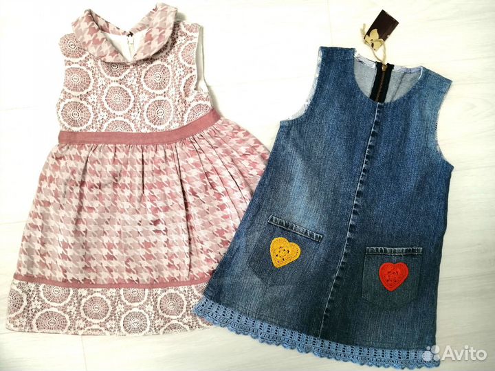 Одежда для девочки 98 104 пакетом бренды