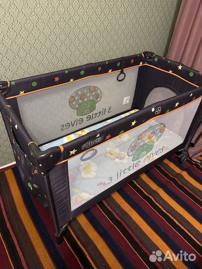 Манеж кровать складной