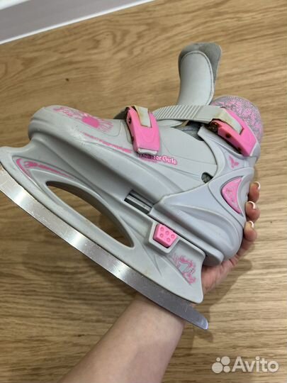 Коньки раздвижные для девочки 29-32 размер