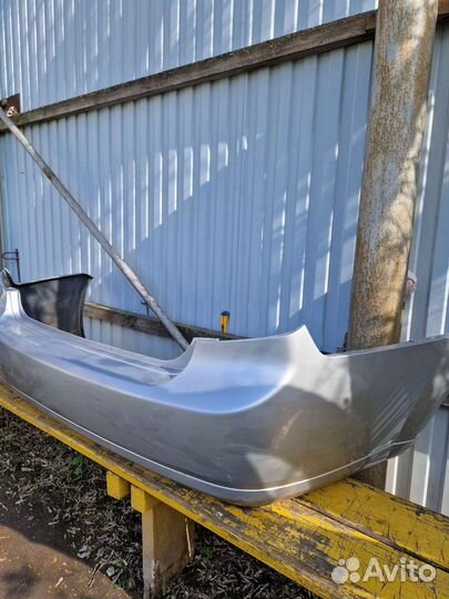 Бампер chevrolet lacetti седан серебристый