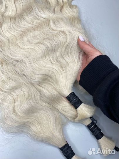 Волосы натуральные, 55см, надёжно