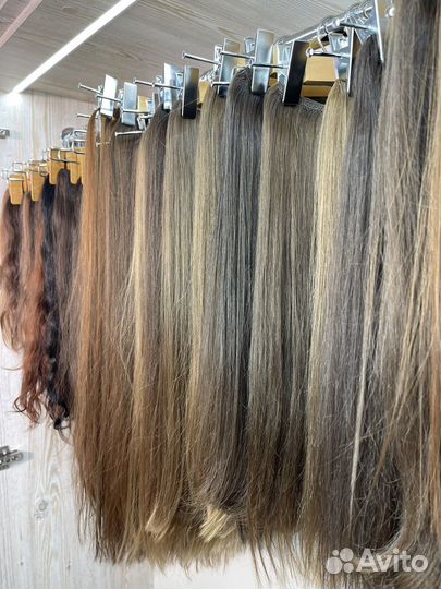 Наращивание волос на трессах