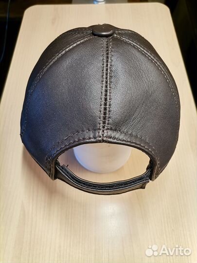 Бейсболка из натуральной кожи SSalik (Турция)