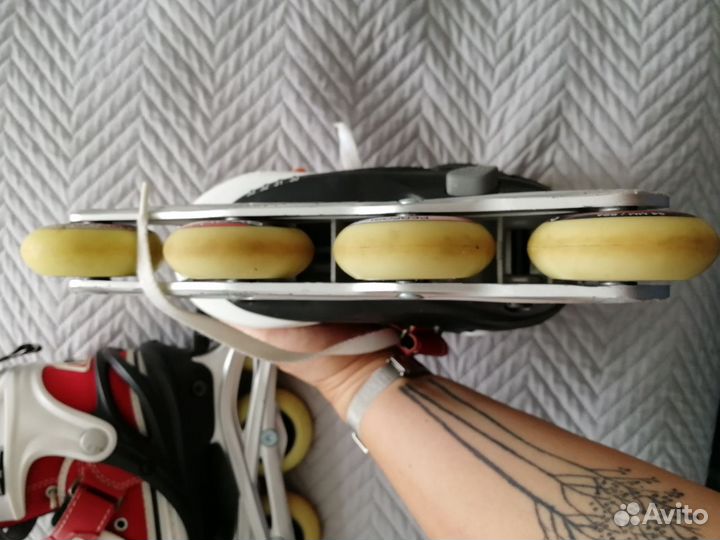 Детские роликовые коньки head Hj7 + защита