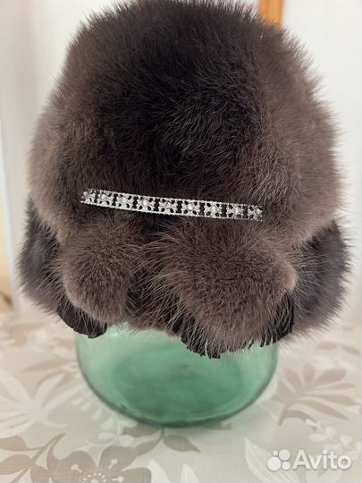 Шапка норковая женская бу