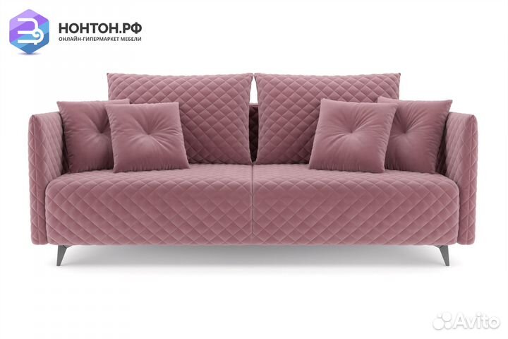 Диван тик-так Вашингтон розовый