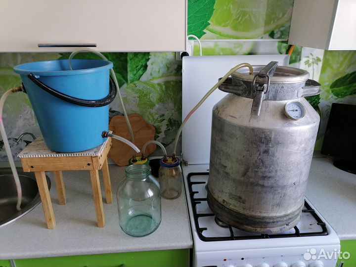 Дистиллятор самогонный аппарат с сухопарниками бу