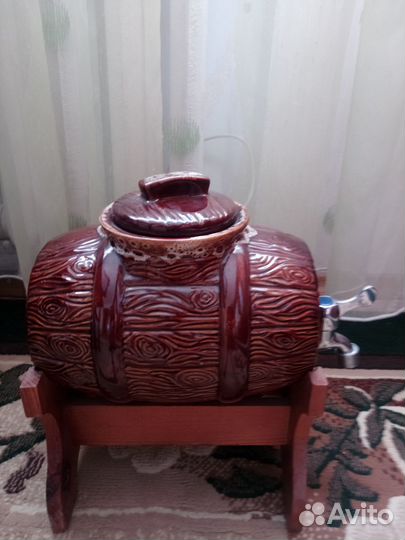 Бочонок керамический