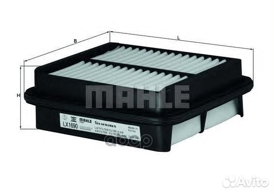 Воздушный фильтр LX 1690 Mahle/Knecht