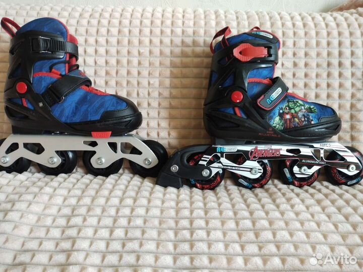 Роликовые коньки детские раздвижные