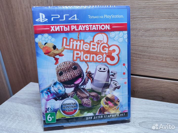 Новый диск LittleBigPlanet 3 PS4, PS5 Руc. вер
