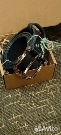 Ремень мужской кожаный ручной работы