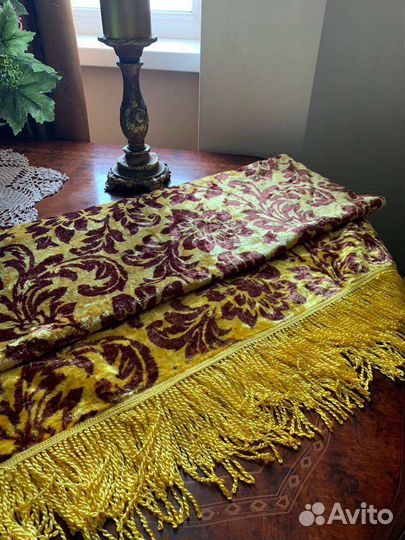 Плюшевая скатерть СССР