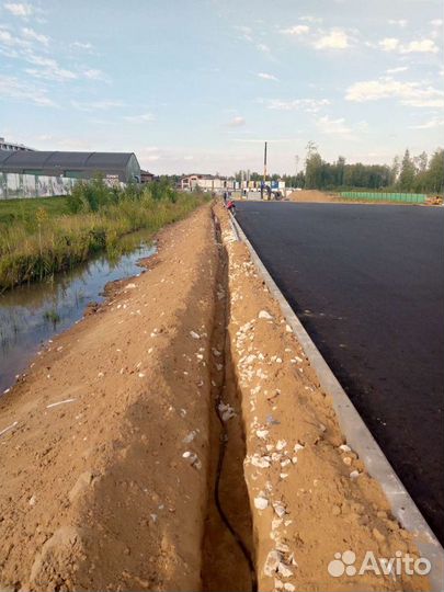 Копка траншей вручную