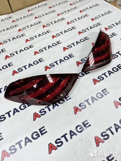 Фонари Mercedes W222 дорест в стиле реста красные