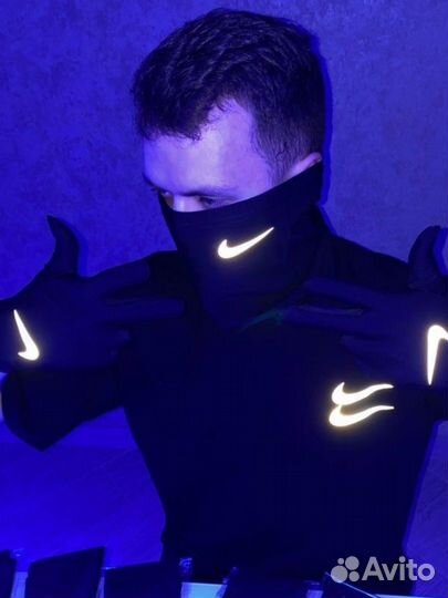 Крутой рефлективный снуд Найк Nike drill reflectiv