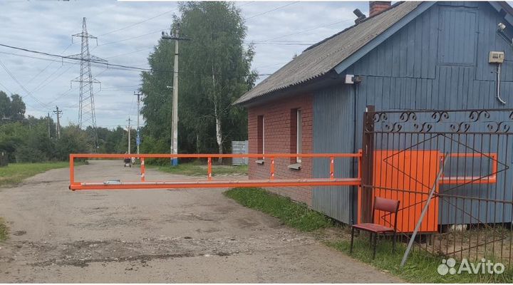 Установка шлагбаума