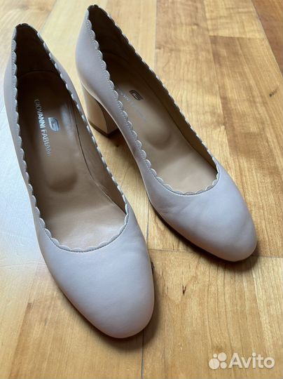 Туфли новые, натуральная кожа, Италия размер 40