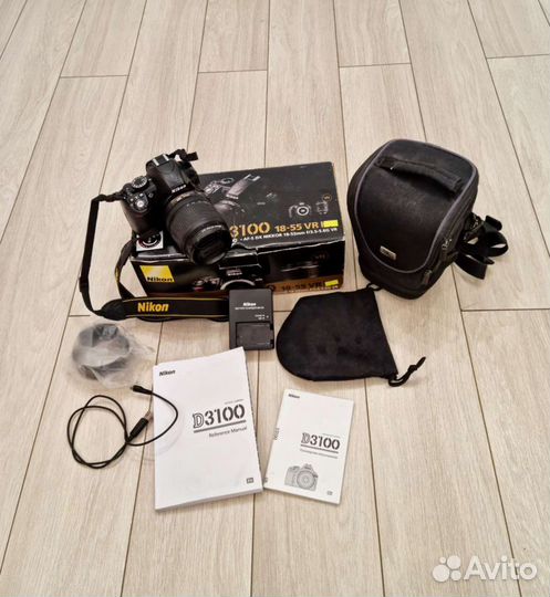 Зеркальный фотоаппарат nikon D3100 kit 18-105