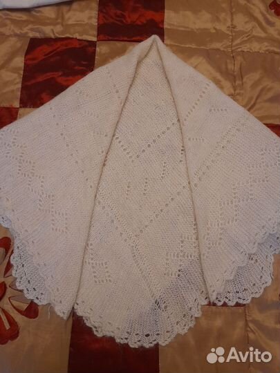 Пуховый платок паутинка