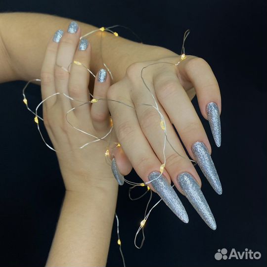 Креативный маникюр, наращивание ногтей