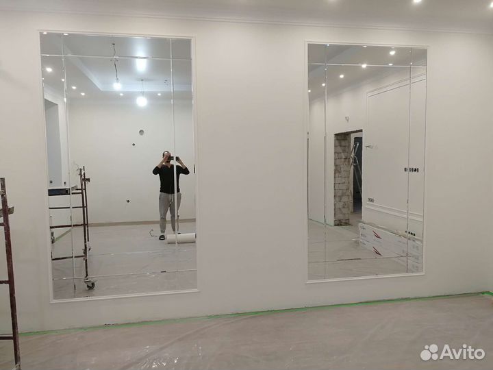 Изготовление зеркал и стеклянных конструкций